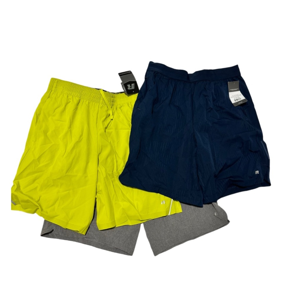 NEW w/tags Russell Men’s athletic shorts size medium 3 pairs sold together